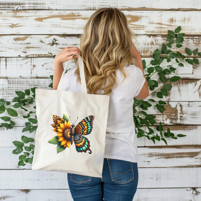 Tote Bag - Customized Springtime Tote Bag - Perfect For Beach Outings Picnics And Adventures - Ideal Gift For Her