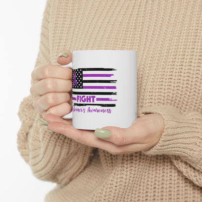 Alzheimers Awareness Ceramic Mug - Fight Dementia with Every Sip - Pillow & Mug Co.