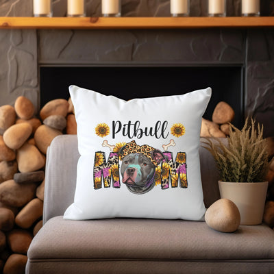 a pillow with a picture of a dog on it