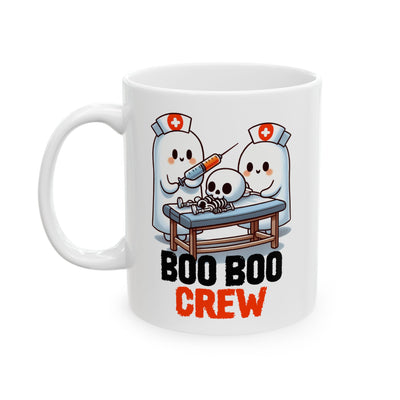 Nurse Boo Boo Crew 11oz Ceramic Mug - Perfect for Nurses - Pillow & Mug Co.