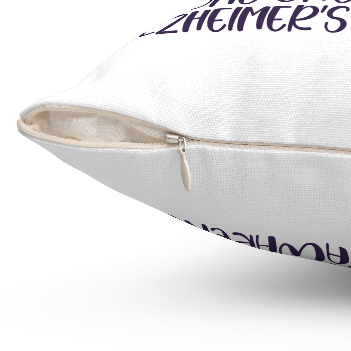 Alzheimers Awareness Gnome Pillow One Fighter Never Alone - Pillow & Mug Co.