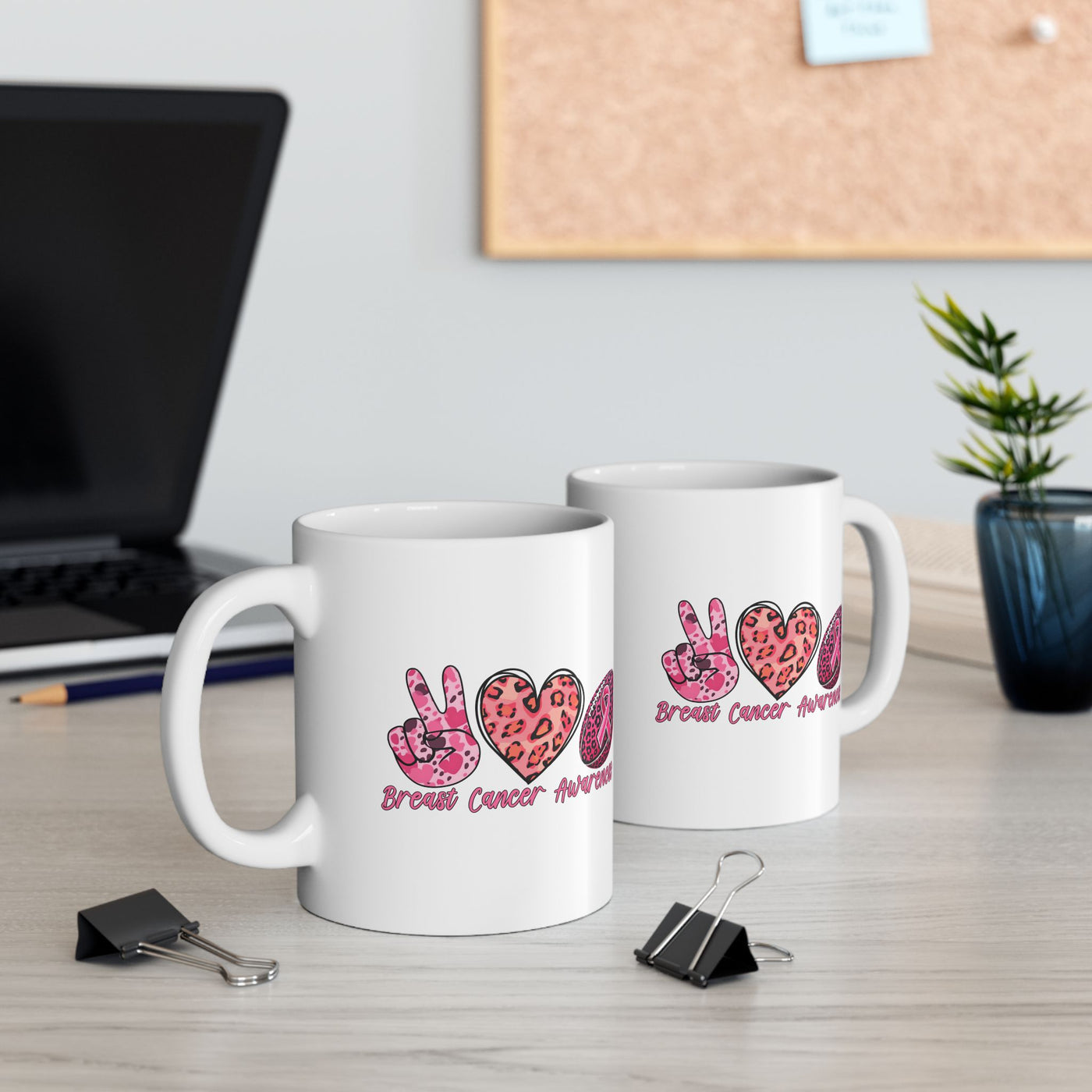 Ceramic Mug - Breast Cancer Awareness