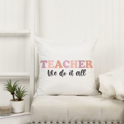 Teacher Square Pillow - The Ultimate Gift for Educators  Shop Now - Pillow & Mug Co.