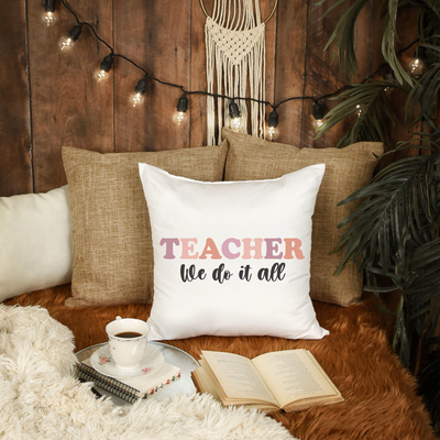 Teacher Square Pillow - The Ultimate Gift for Educators  Shop Now - Pillow & Mug Co.