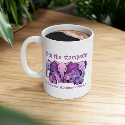 Alzheimers Awareness Ceramic Mug - Show Your Support with this Stylish Mug - Pillow & Mug Co.