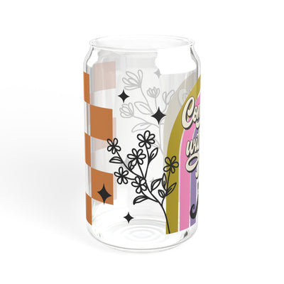 Come Fly With Me Halloween Sipper Glass - 16oz Travel Tumbler for Hot and Cold Drinks - Pillow & Mug Co.