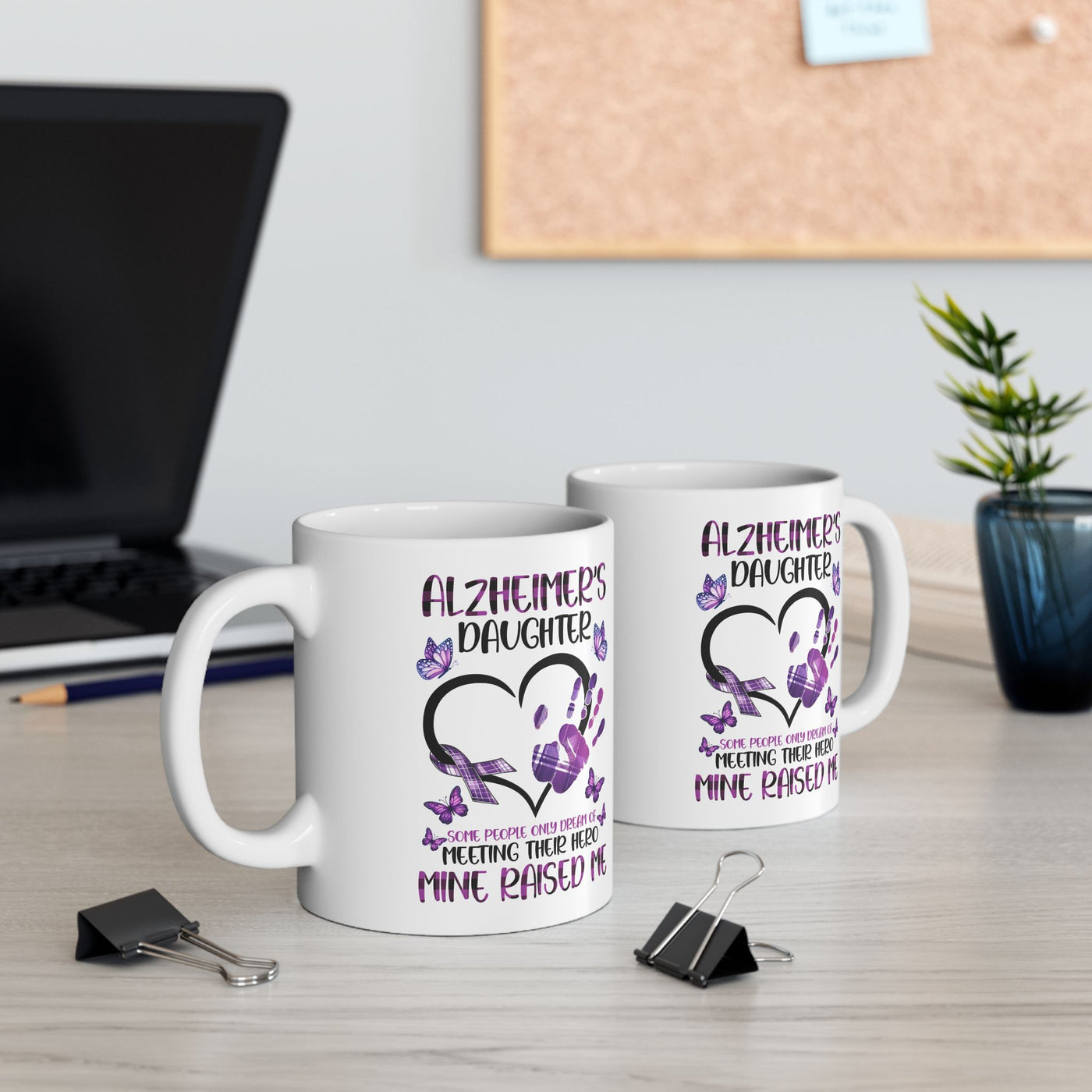 Alzheimer's Awareness Ceramic Mug - Gift for Loved Ones - Pillow & Mug Co.