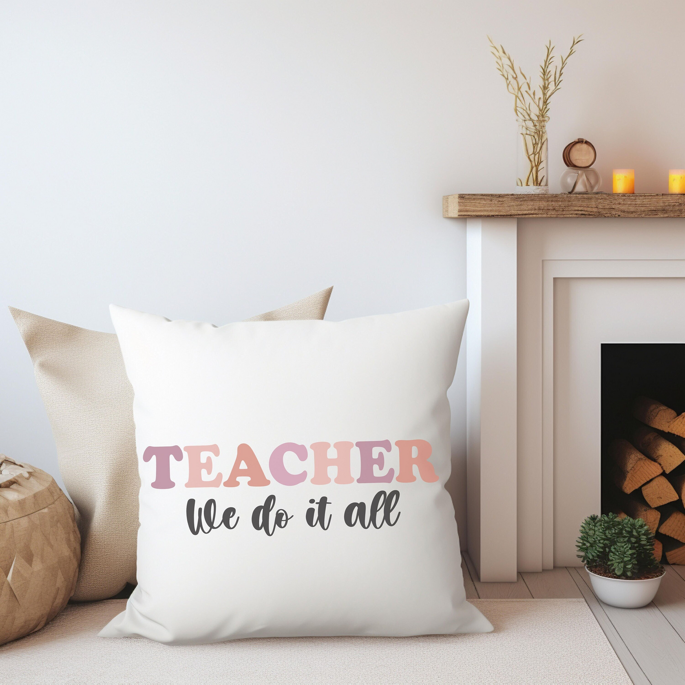 Teacher Square Pillow - The Ultimate Gift for Educators  Shop Now - Pillow & Mug Co.