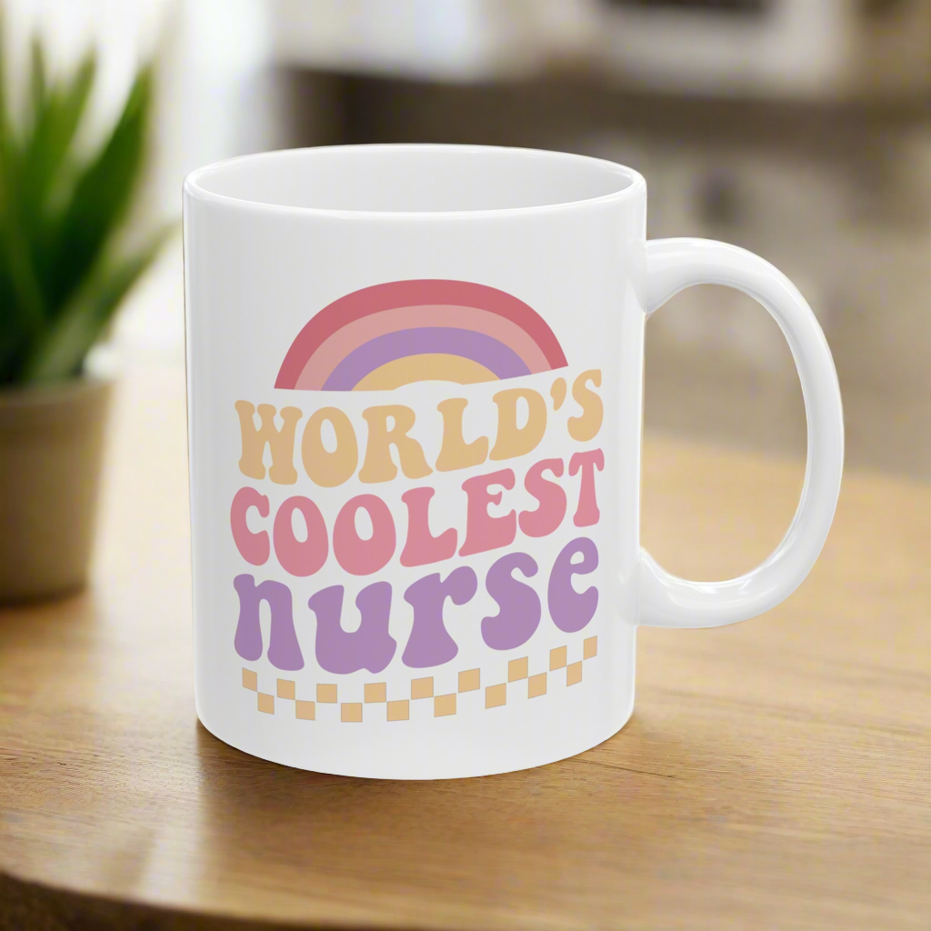 Coolest Nurse Ceramic Mug - Perfect Gift for Nurses  Fun and Functional Mug for Nursing Professionals - Pillow & Mug Co.