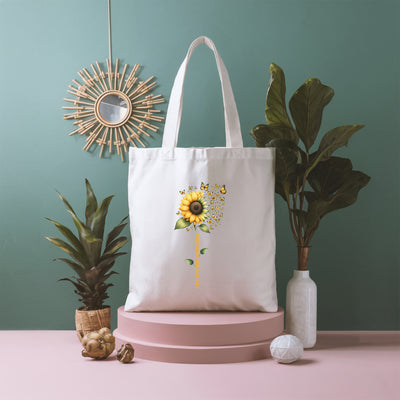 Tote Bag - Customized Springtime Tote Bag - Perfect For Beach Picnics And Adventures - Ideal Gift For Her