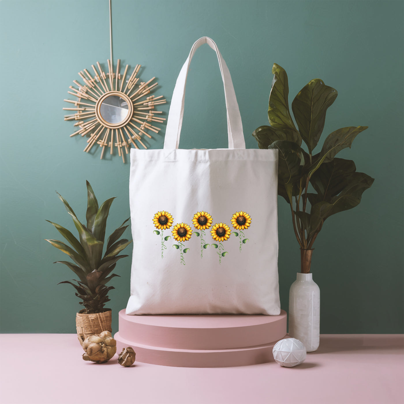 Tote Bag - Springtime Tote Bag - Ideal For Beach Outings Picnics And Adventures - Customizable Gift For Her