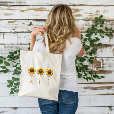 Tote Bag - Springtime Tote Bag - Personalized And Perfect For All Your Exciting Adventures - Great For Beach Outings Picnics And As The Ideal Gift For Her