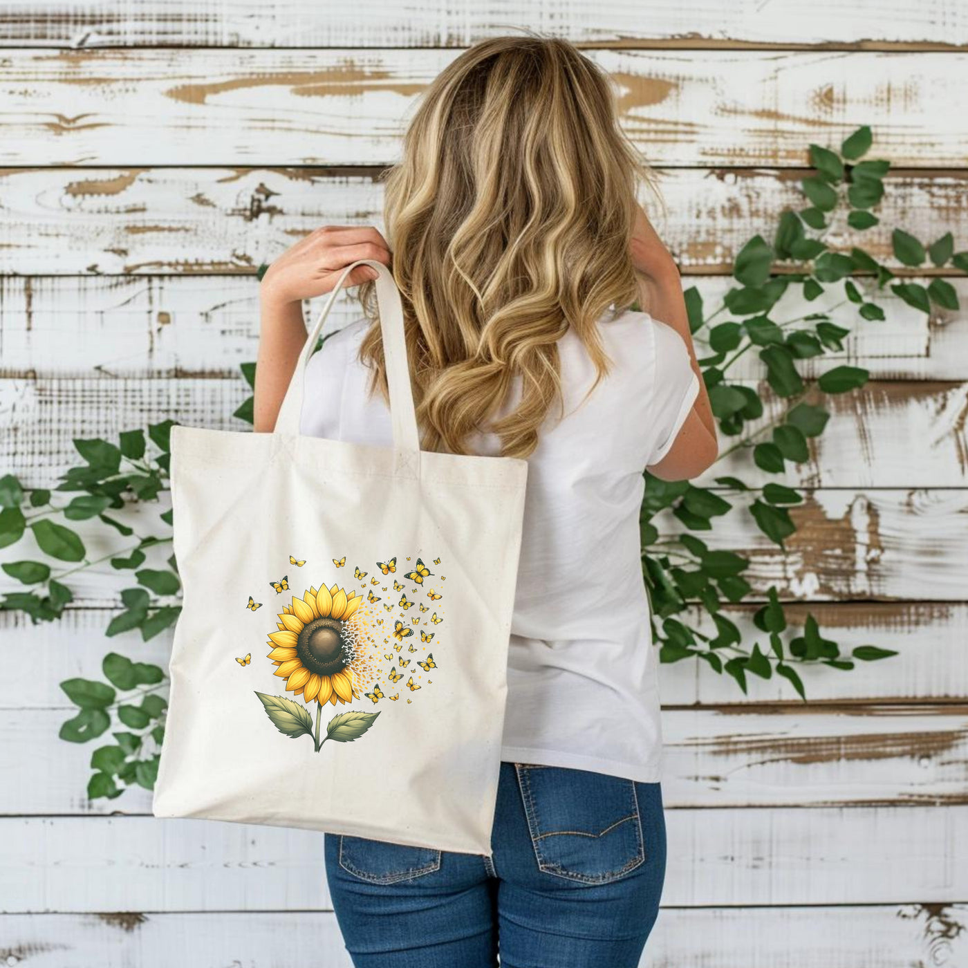 Tote Bag - Springtime Tote Bag - Ideal For Beach Outings Picnics And All Your Adventures - Customizable Gift For Her