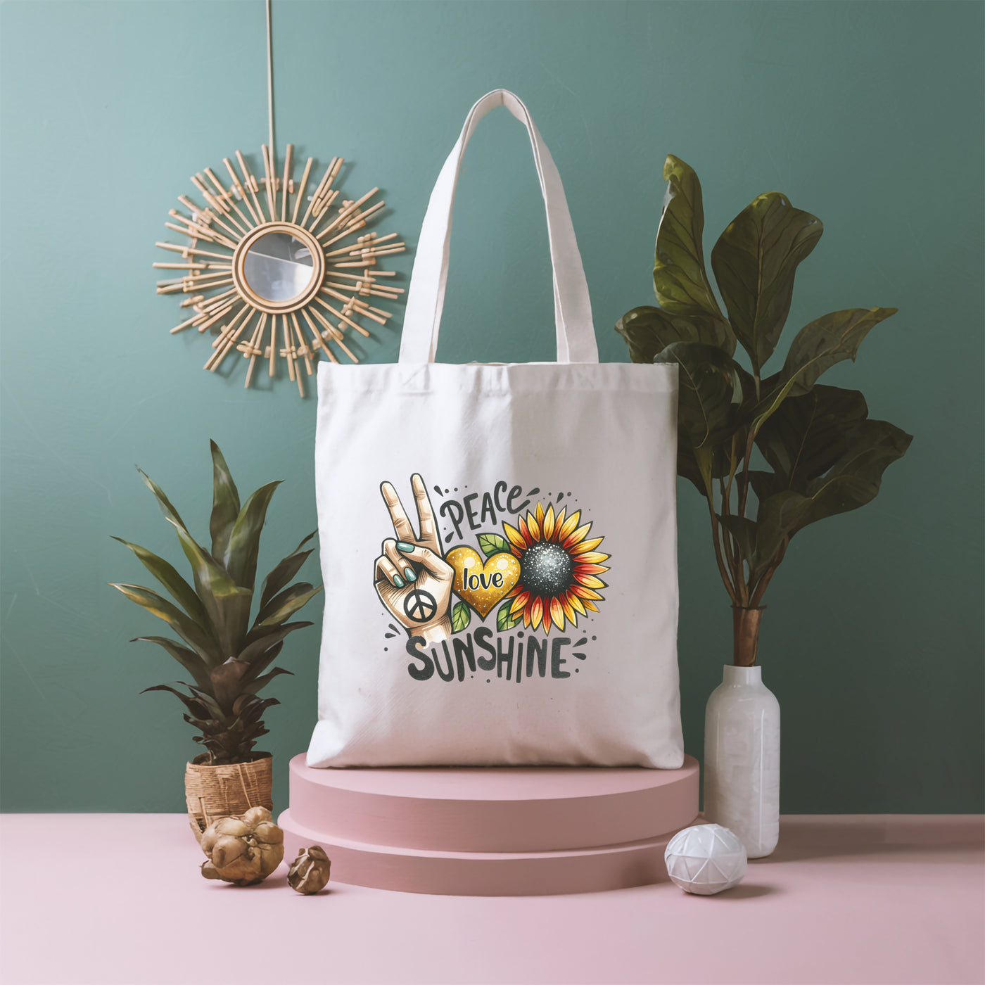 Tote Bag - Springtime Tote Bag - Customizable For Beach Picnics And Adventuring - A Perfect Gift For Her