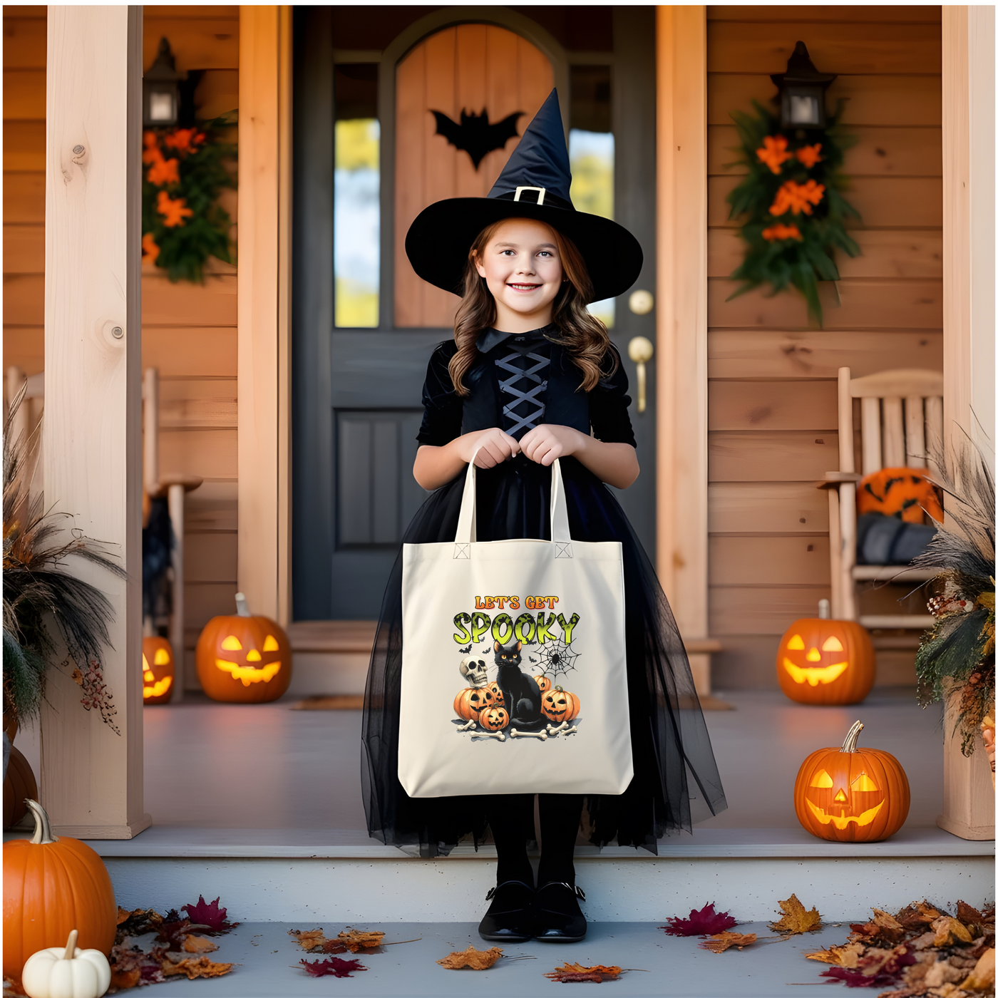 Spooky Halloween Tote Bag - Perfect for Trick or Treating - Pillow & Mug Co.