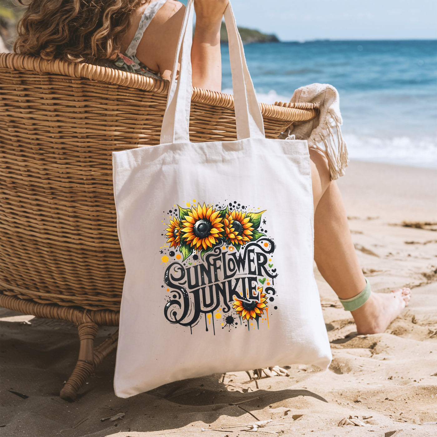 Tote Bag - Springtime Tote Bag - Personalized And Versatile For Beach Outings Picnics And Adventures - Ideal Gift For Her