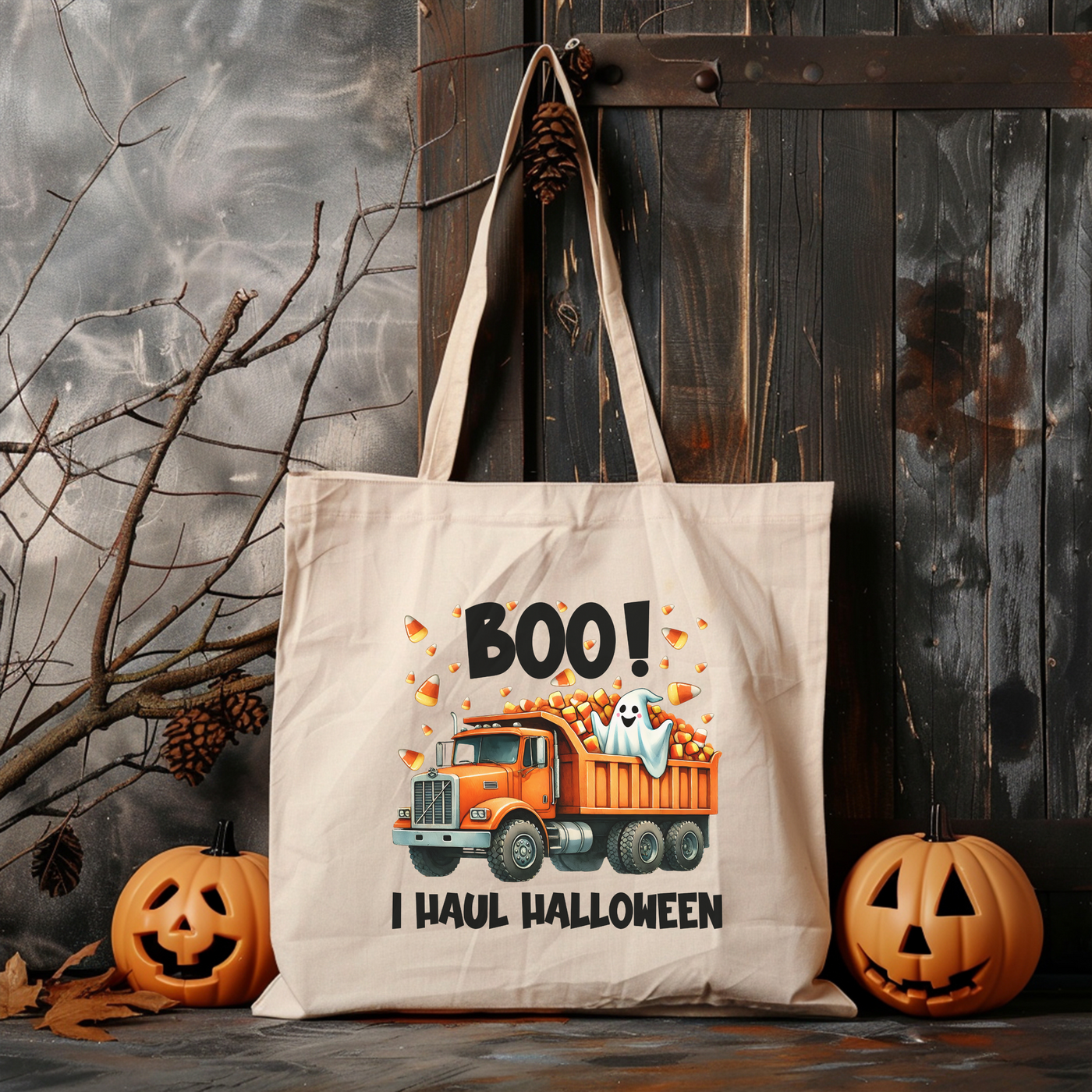 a trick - or - treat bag with a trick - or - treat on it