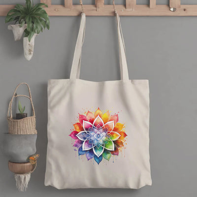 Custom Spiritual Yoga Tote Bag - Mindful Meditative and Holistic - Balance Your Mind Body and Soul