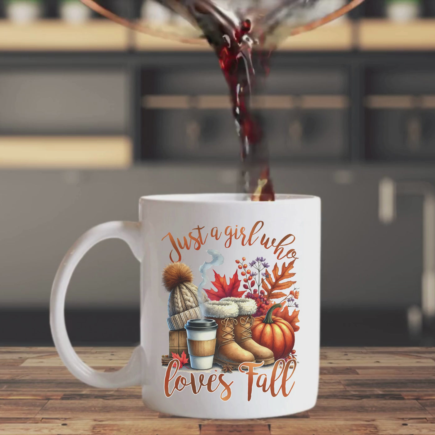 Just a Girl Who Loves Fall Coffee Mug