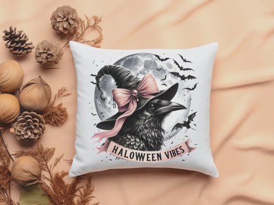 Halloween Square Pillow - Spooky Home Decor for Festive Vibes