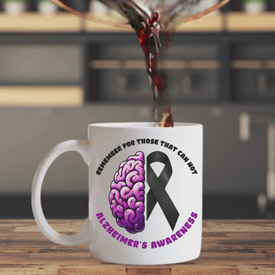 Alzheimers Awareness Ceramic Mug - Show Your Support and Raise Awareness