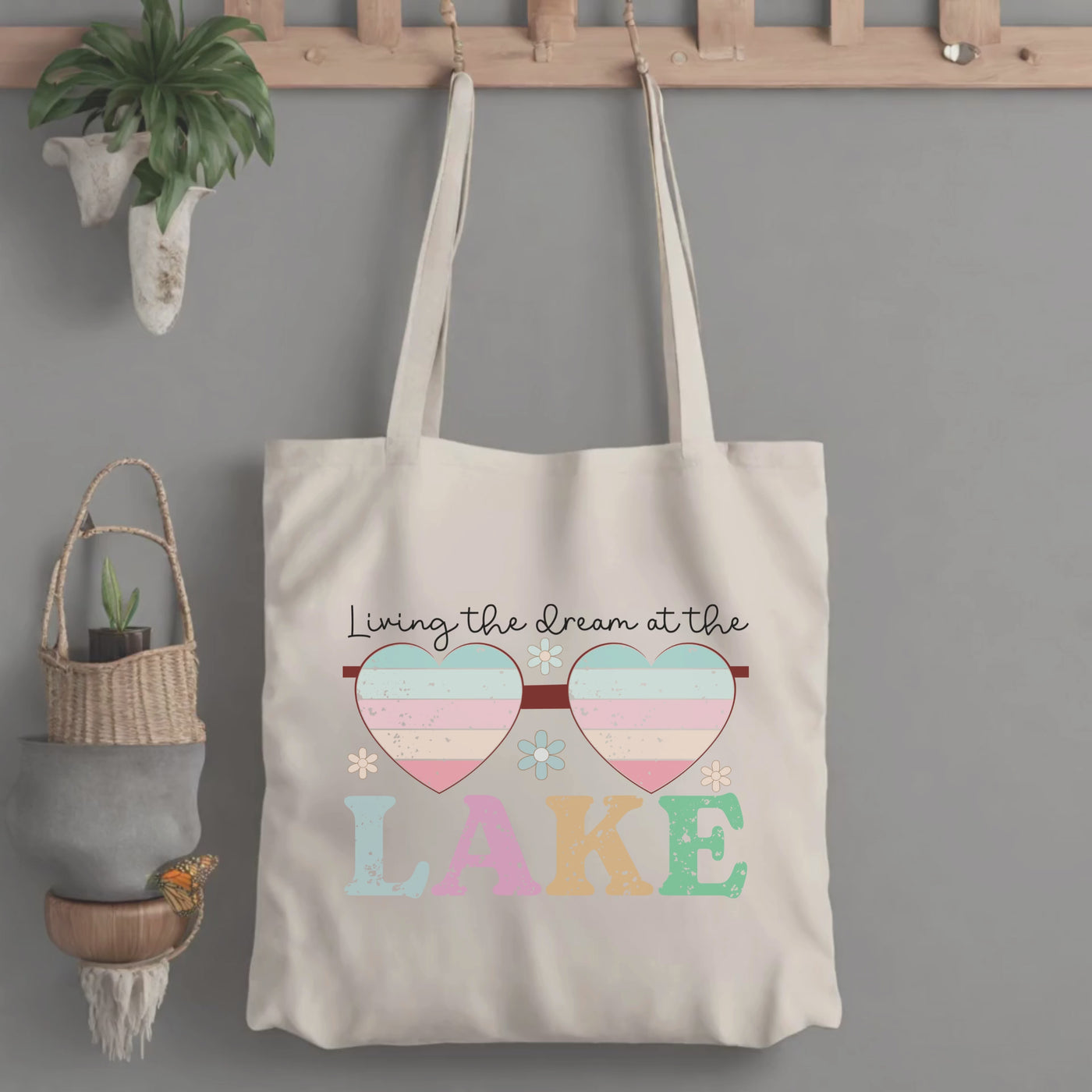 Lightweight Summertime Tote Bag - Perfect for On-The-Go at the Lake - Versatile  Stylish