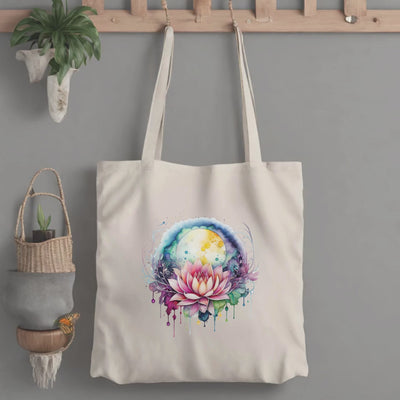 Custom Spiritual Yoga Tote Bag - Mindful Meditative Wellness - Holistic Balanced - Tranquility Serenity Peace Zen