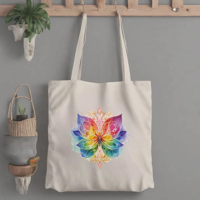 Custom Spiritual Yoga Tote - Mindful Serenity and Wellness Design - Ideal for Yoga Practice - Unique Zen Gift for Her