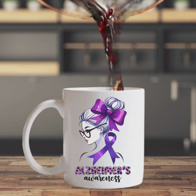 Alzheimer's Awareness Ceramic Mug  Support a Cause with this Beautiful Mug