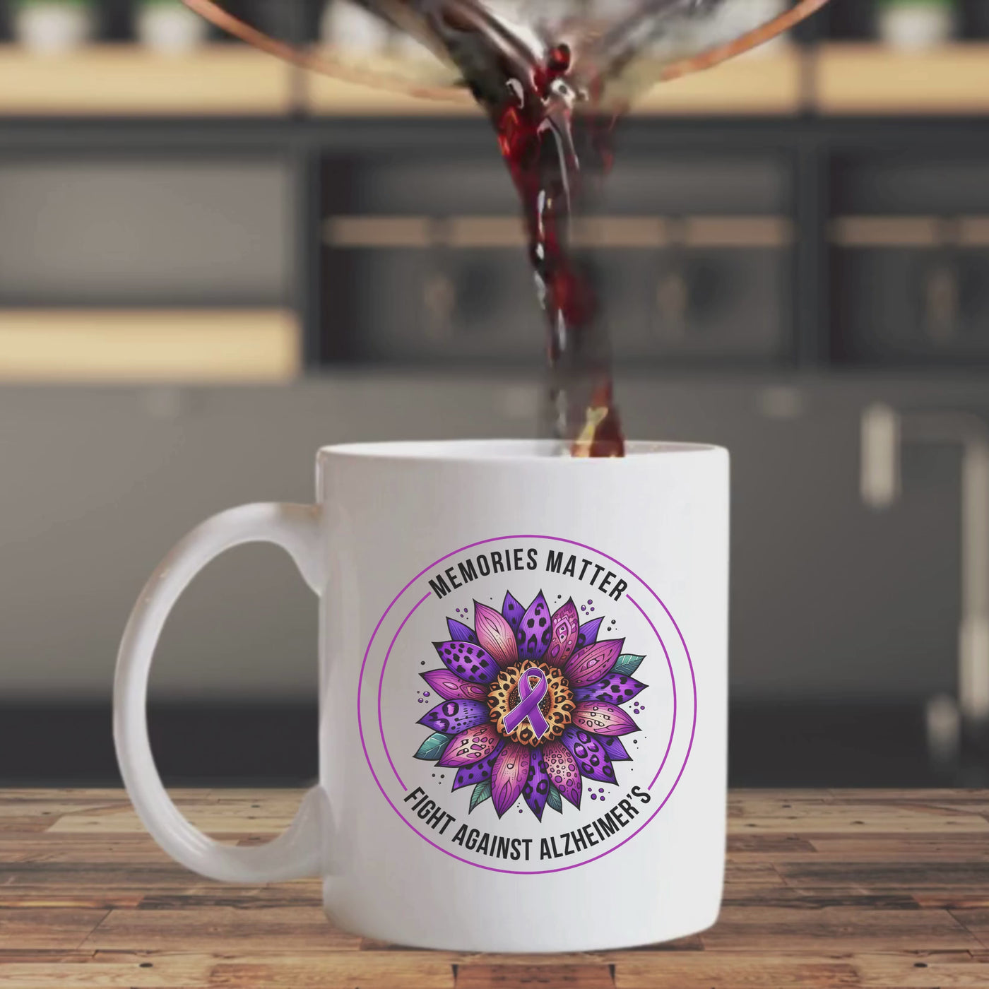 Alzheimers Awareness Ceramic Mug - Support a Cause with this Awareness Mug