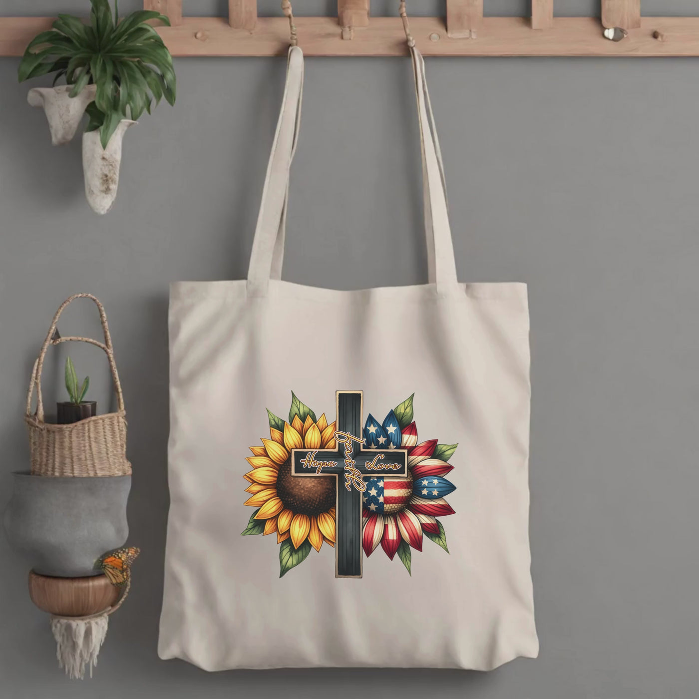 Springtime Tote Bag - Personalized for Beach Outings Picnics and Adventures - Perfect Gift for Her