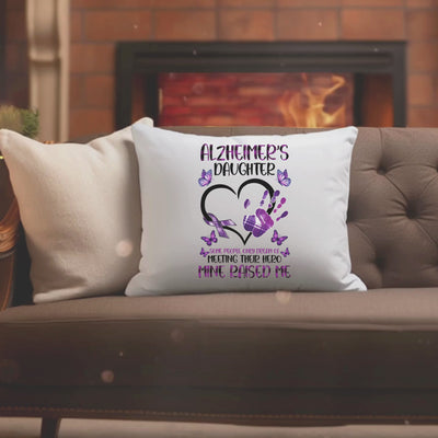 Alzheimer Daughter Pillow - A Comforting Reminder for Those Affected by Alzheimers