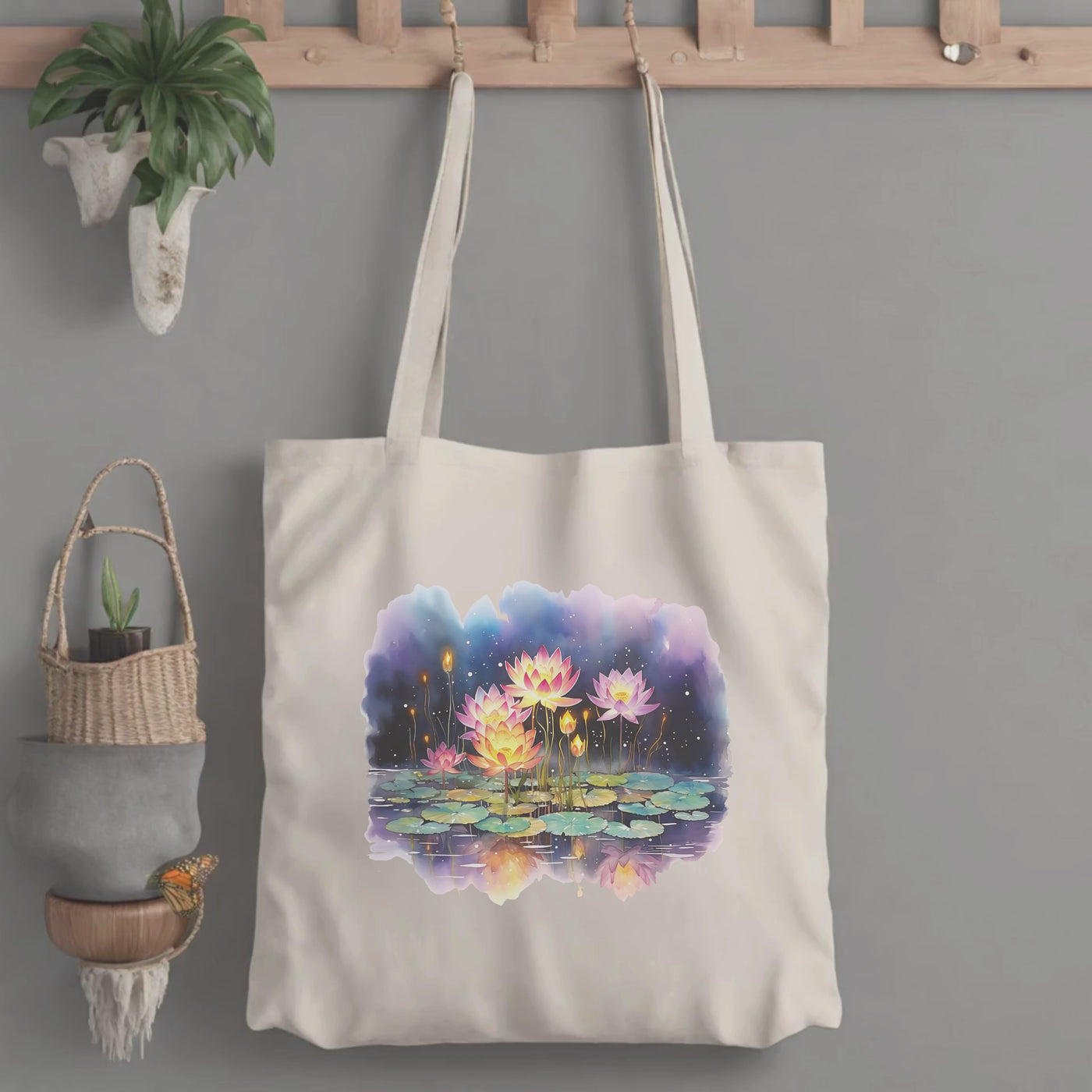 Custom Spiritual Yoga Tote Bag for Mindful Meditative Wellness - Holistic Balanced and Serene