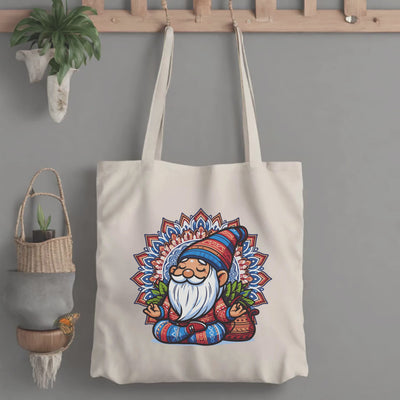 Custom Spiritual Yoga Tote Bag - Mindful and Tranquil - Holistic Design for Balanced Living