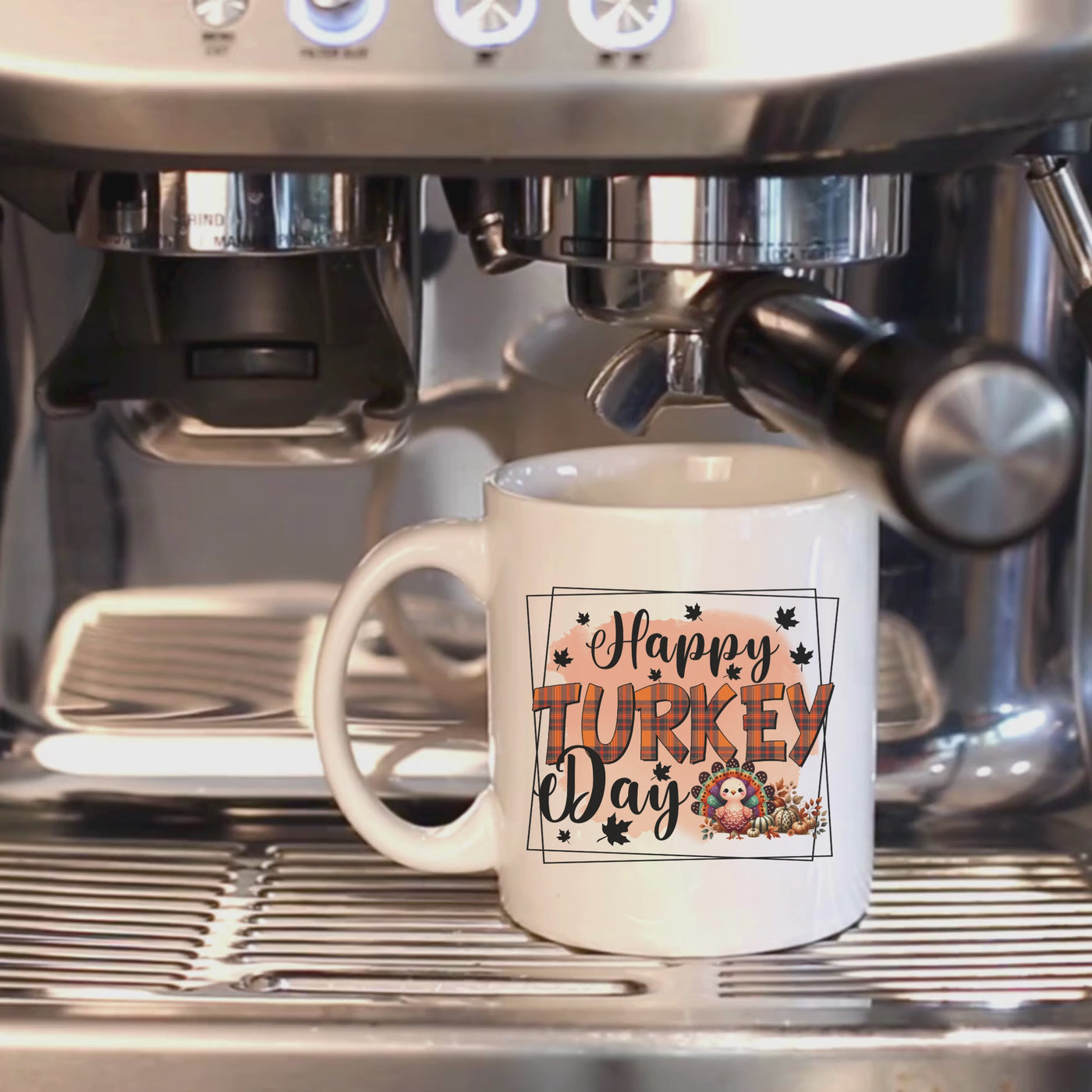 Happy Turkey Day Coffee Mug: Cozy & Colorful