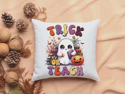 Trick or Teach - Halloween Pillow for Spooky Home Dcor