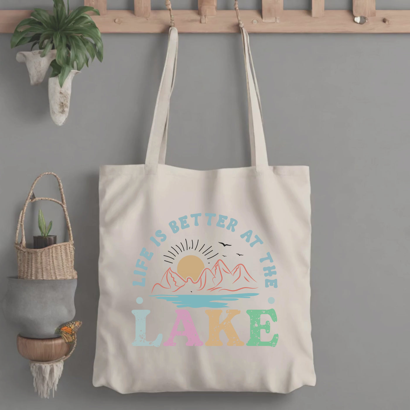 Summertime Tote Bag - Ideal for Warm Weather Adventures  Lightweight Spacious  Vibrant