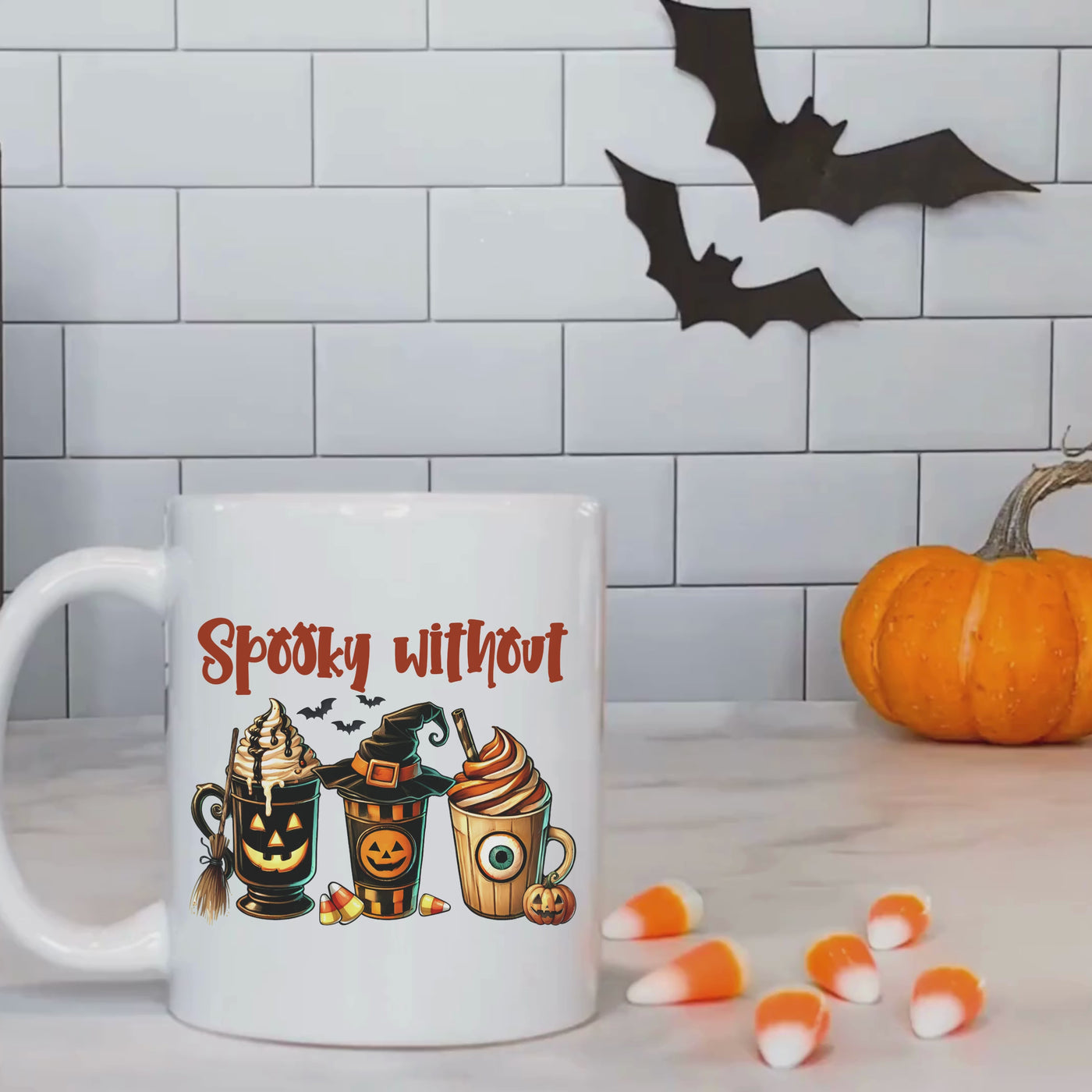 Spooky Halloween Ceramic Mug - Perfect for Coffee Lovers