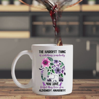 Alzheimers Awareness Ceramic Mug - Inspirational Gift for Those Affected by Dementia