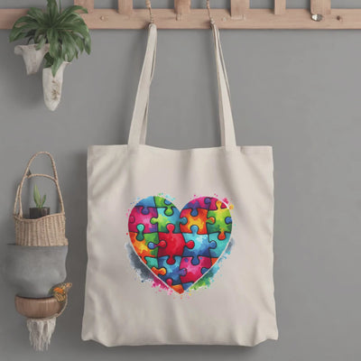 Autism Awareness Tote Bag - Stylishly Carry Essentials and Support a Cause