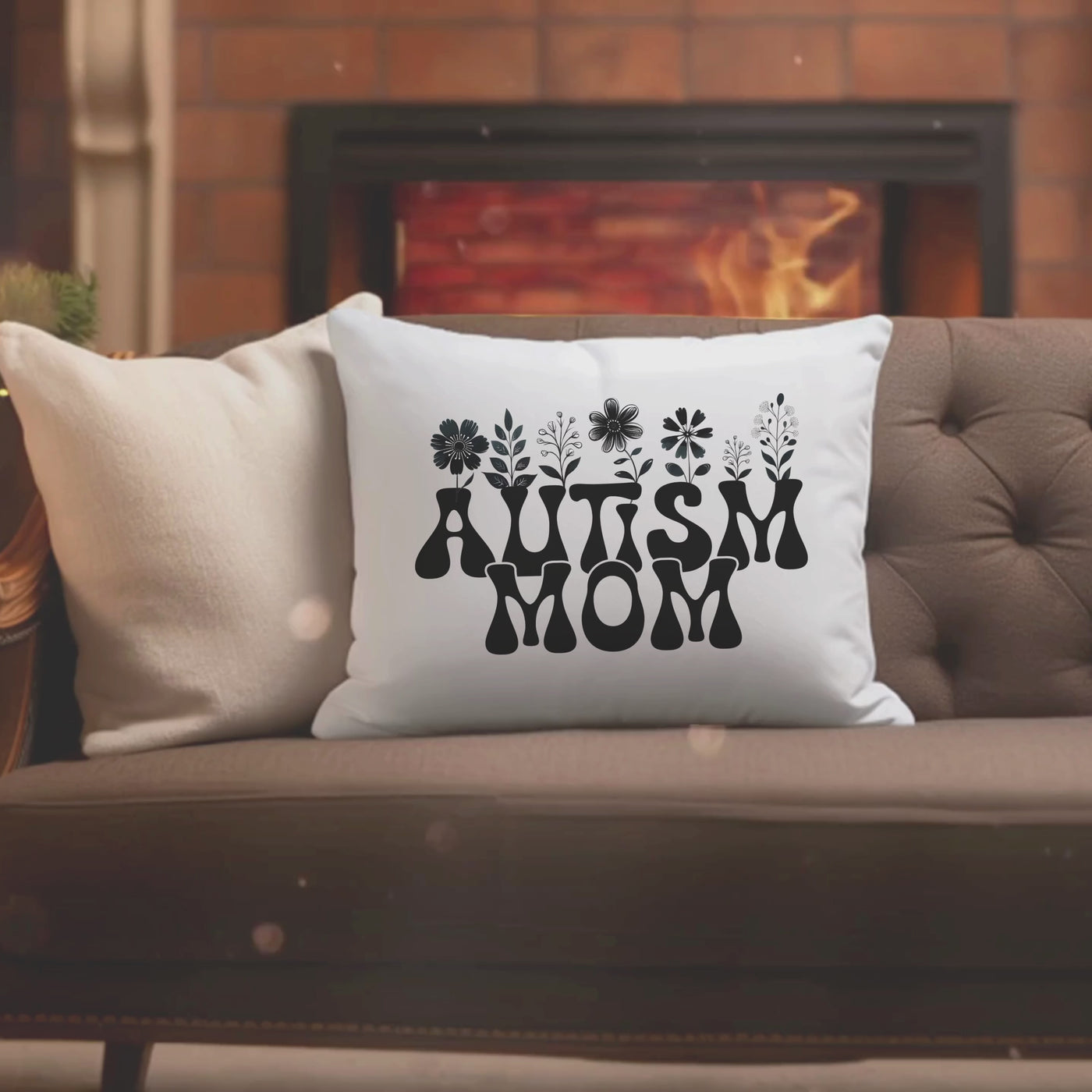 Autism Mom Pillow - Support for Families with Autistic Children